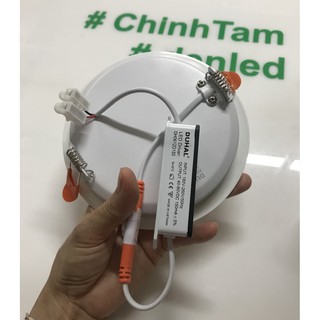 KDMT0091 - Đèn led panel tròn đổi màu 3 chế độ Duhal 9W