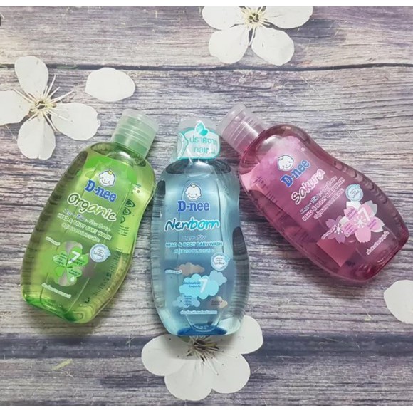 Sữa tắm gội toàn thân Dnee thơm mát cho bé 380 ml