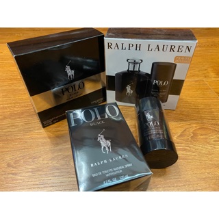 Set nước hoa Polo Black nc hoa 125ml và lăn khử mùi 75ml