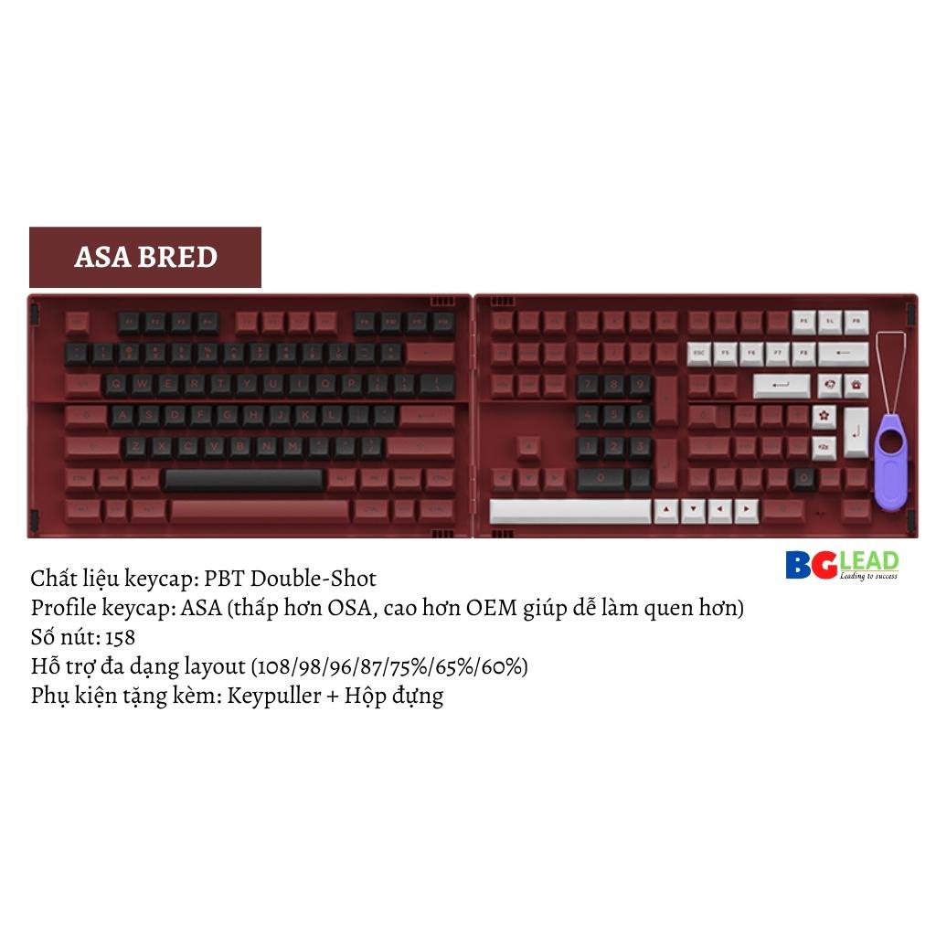 [Chính hãng] Bộ sưu tập keycap cho bàn phím cơ AKKO - ASA Profile 158 nút| 198 nút - Mai Hoàng phân phối