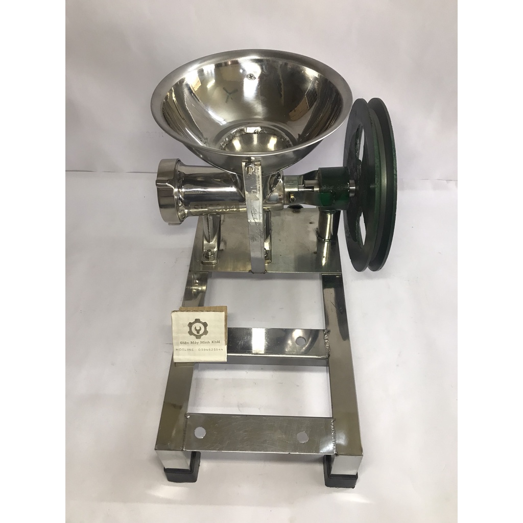 [Inox 304] Cối đùn thịt 12 liền bệ inox, xay cua đa năng| Máy xay thịt đùn công nhiệp, cối đùn xương