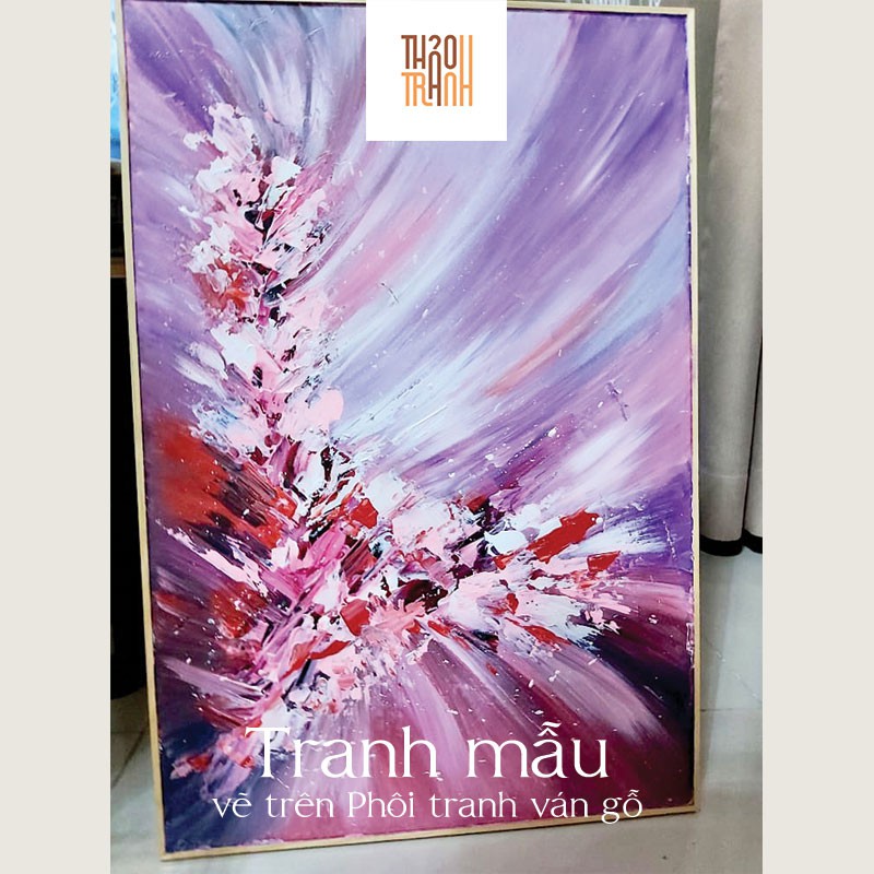 Phôi Vẽ (40x40cm) + Khung Tranh Treo Tường, Ván Gỗ, Đóng Sẵn Khung (Nhiều màu) - vẽ màu nước, acrylic, sơn dầu