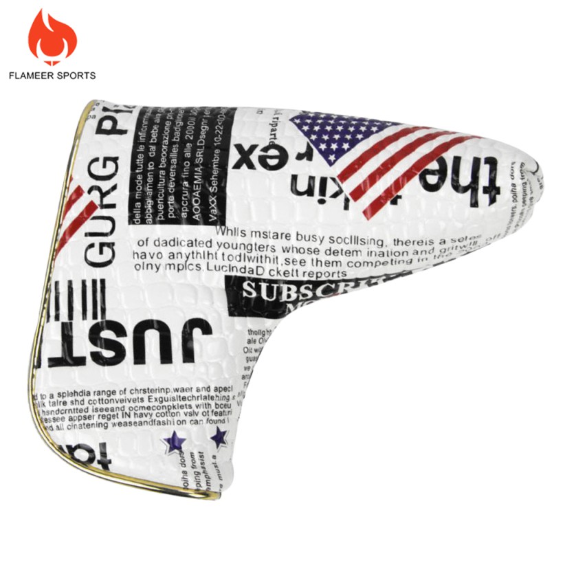 Vỏ Bọc Bảo Vệ Đầu Gậy Đánh Golf Thể Thao Vintage Có Khóa Nam Châm