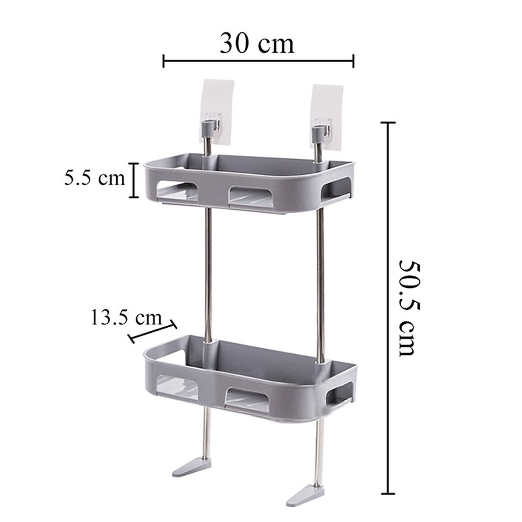 Kệ Nhà Tắm Kệ Để Đồ Phòng Tắm Kệ Nhà Vệ Sinh Toilet Kệ Để Bồn Cầu 2 Tầng -Yoko QLG