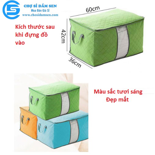 Túi đựng chăn màn dáng ngang, đựng quần áo, đồ tiện dụng, các đồ đạc cần thiết