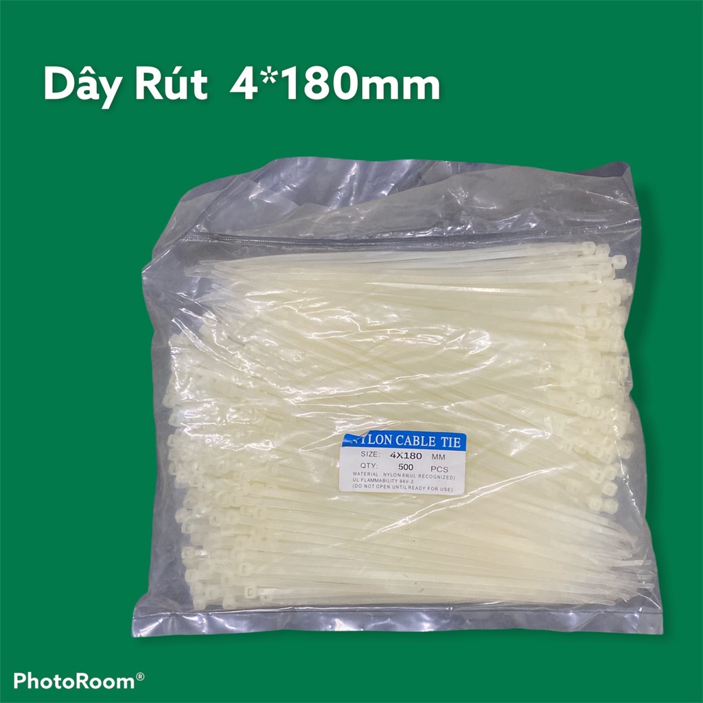 Dây rút nhựa 4*180mm