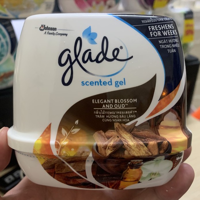 [HÀNG THÁI] SÁP THƠM PHÒNG GLADE NHIỀU MÙI HƯƠNG 180G date mới