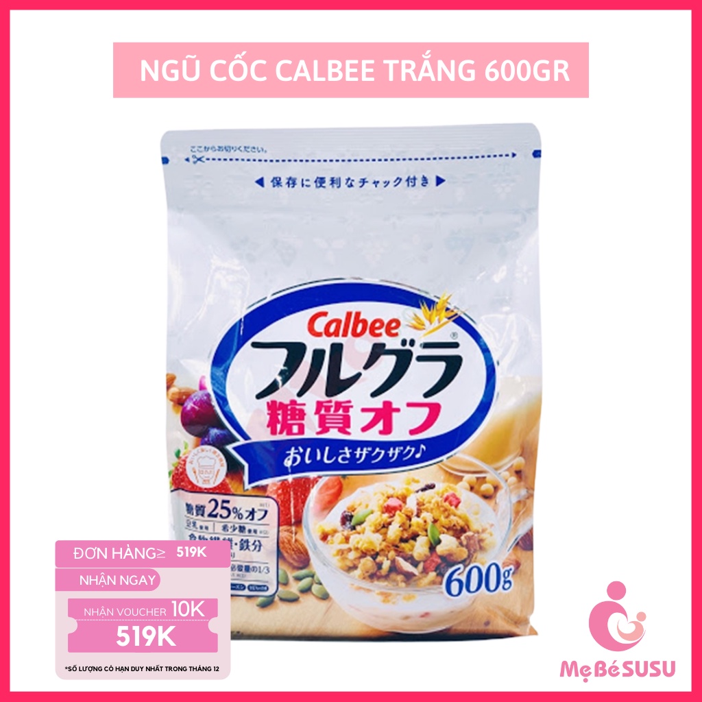 Combo ngũ cốc Calbee 800g ngũ cốc Calbee trắng 700gr ăn kiêng Nhật gói thiết kiệm