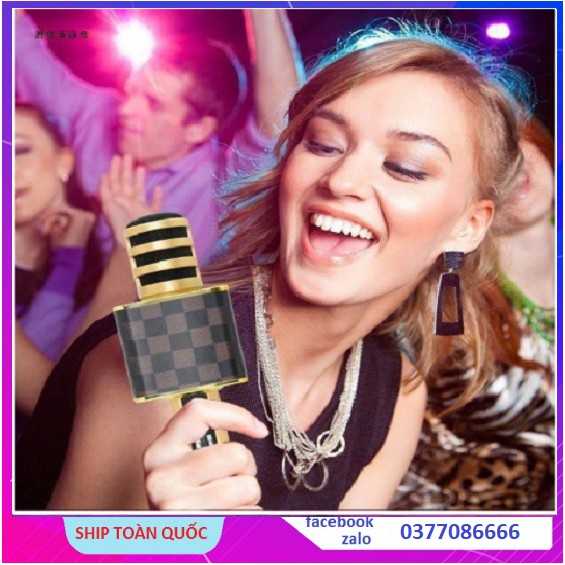 Mic Karaoke SD-18 Cao Cấp Mới Nhât- Mic Hát Di Động Thông Minh Karaoke SD18 Chính Hãng