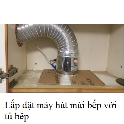 Quạt hút mùi bếp HS150 -h2sk cho căn hộ nhỏ và sinh viên| Tặng kèm ống mềm, dây thít!