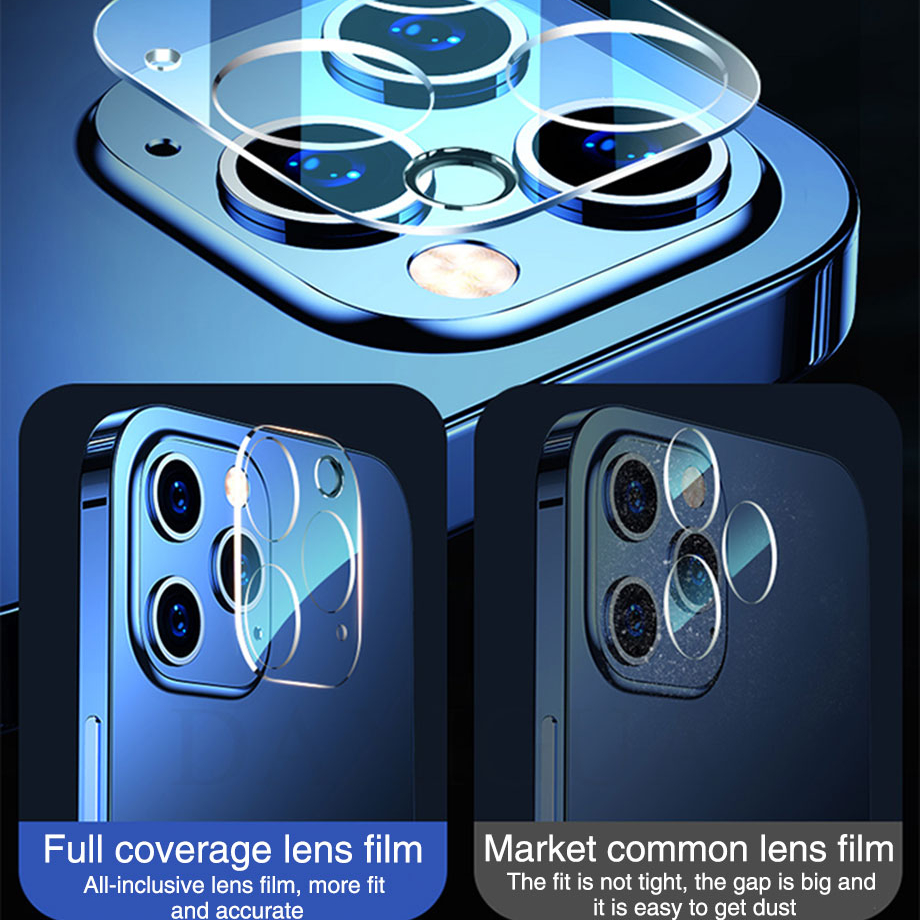 Kính cường lực bảo vệ lens camera Iphone 11 12 Pro Max MINI