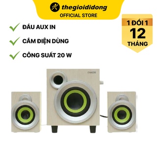 Loa vi tính enkor e300 plus - 2.1 20w - chính hãng bh 12 tháng