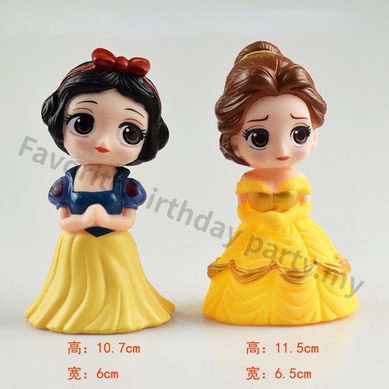 Búp Bê Công Chúa Disney Trang Trí Bánh Kem