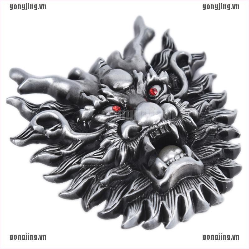 Khóa Thắt Lưng Bằng Hợp Kim Hình Rồng Phong Cách Cao Bồi Punk Mới Cho Nam