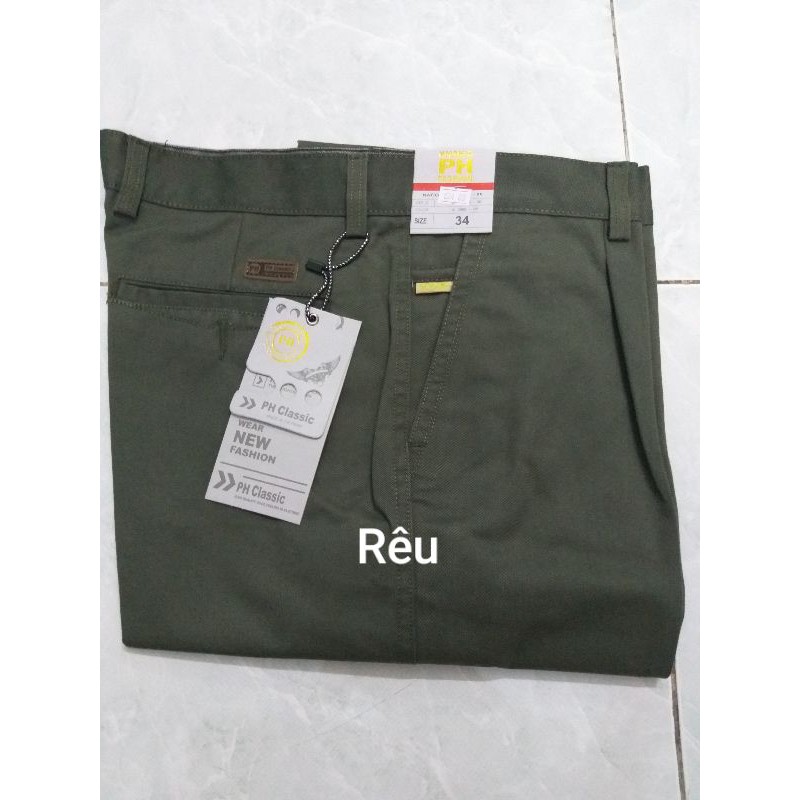 Quần kaki trung niên xếp ly kk24