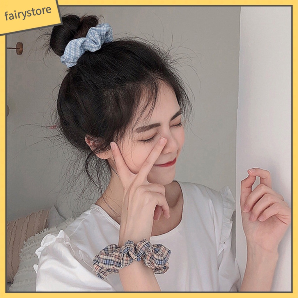 Dây Cột Tóc Phong Cách Hàn Quốc Xinh Xắn Cho Nữ