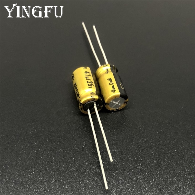 Set 5 Tụ Điện Âm Thanh hifi 47uf 25v fg  series 6.3x11mm 25v47uf