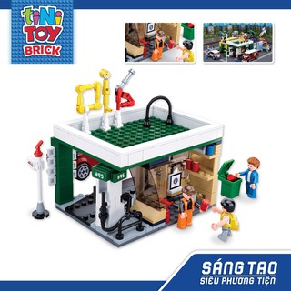 JUNO - Đồ chơi lắp ráp trạm xăng dầu TINITOY