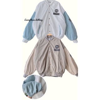Áo bomber mẫu mới 4m form rộng hình thêu