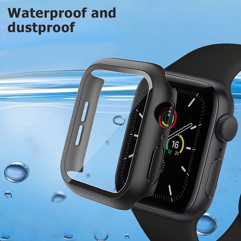 Ốp bảo vệ đồng hồ Apple Watch Series 7 41/45 mm S7 41 mm bằng PC cứng