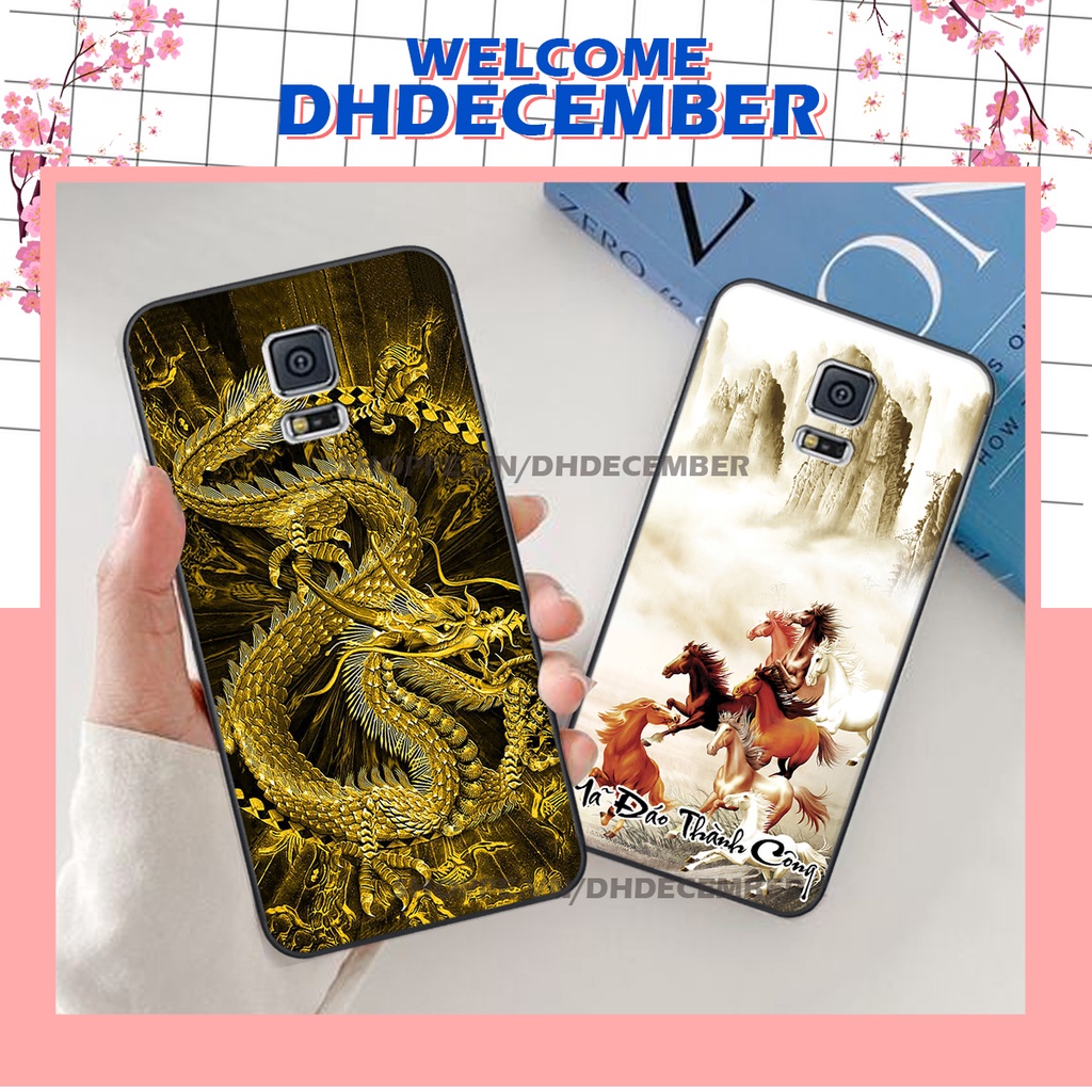 Ốp lưng Samsung Galaxy S5 in hình thư pháp tâm an vạn sự an ,mã đáo thành công SIÊU CHẤT