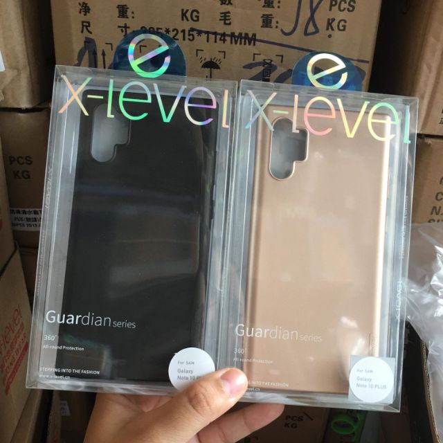 Ốp dẻo Samsung Galaxy Note 10 Plus/ Note 10+ X-level nhám chính hãng