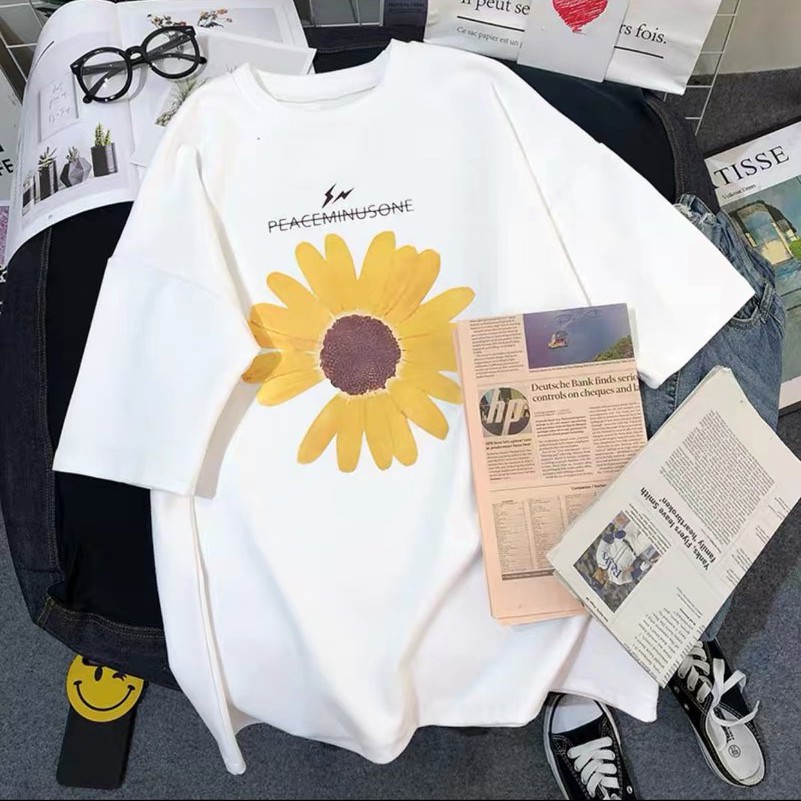 [ 100% COTTON THÁI ] Áo Phông Hoa Cúc 100% Cotton Đủ Zize | BigBuy360 - bigbuy360.vn