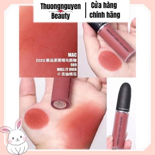 [ MAC 989 ] Son Kem Lì MAC Powder Kiss Liquid Lipcolour 989 Mull It Over