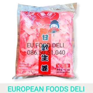 Gừng hồng nhật bản gừng đỏ ăn salad sushi sashimi ginger túi 1.5kg