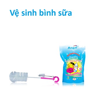 Dụng cụ rửa Bình sữa - Núm vú