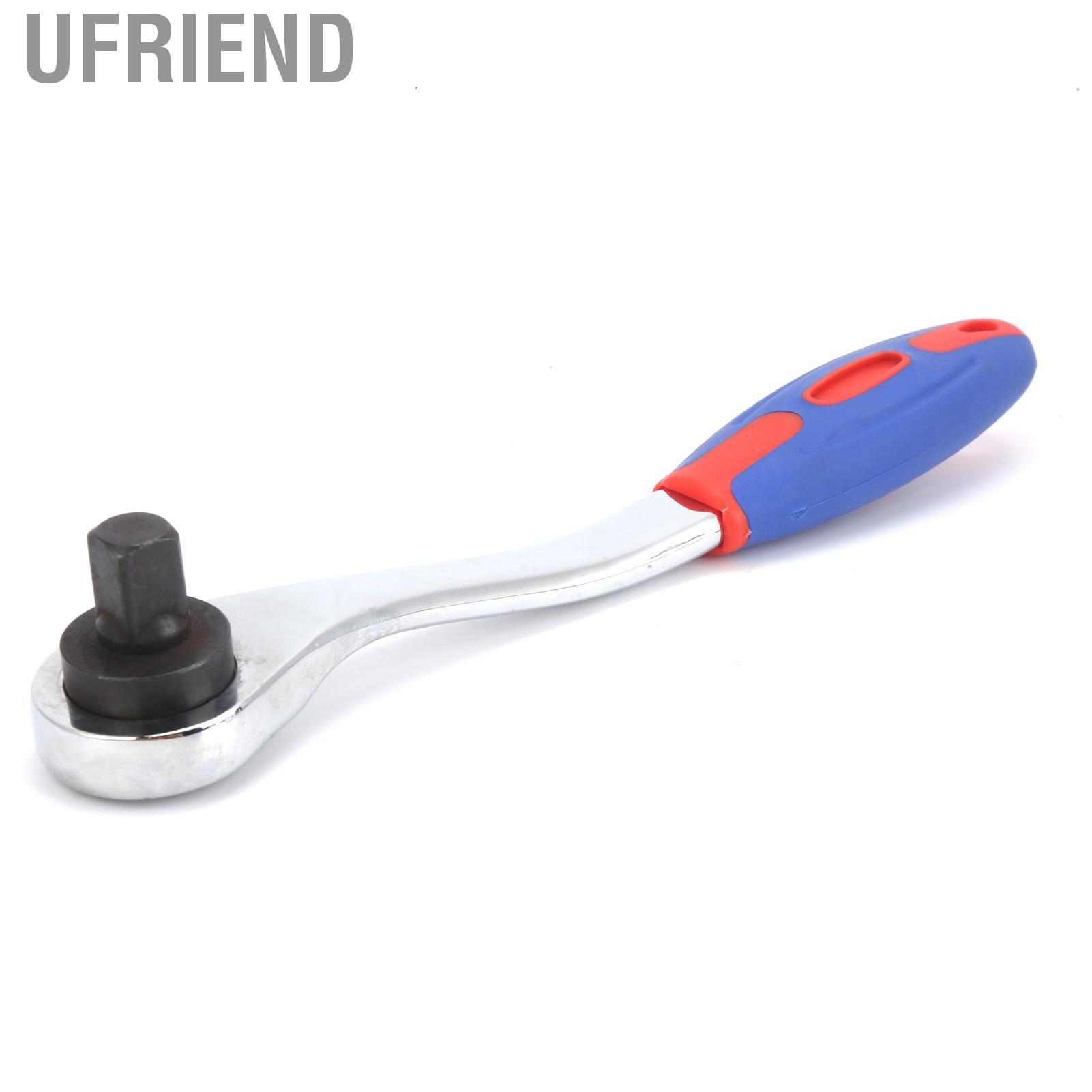 Ufriend 3/8in 72 Teeth Ratchet Wrench Chromium Vanadium Steel Socket Maintenance Tools