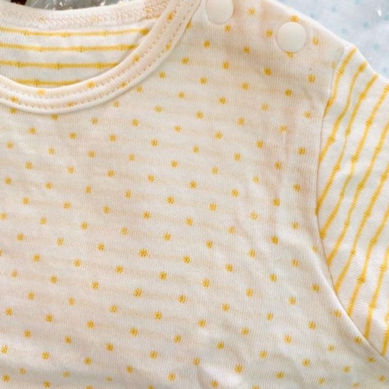 [BÁN CHẠY] Bộ cài vai thu đông Lullaby, chất cotton 2 lớp chất mềm đẹp