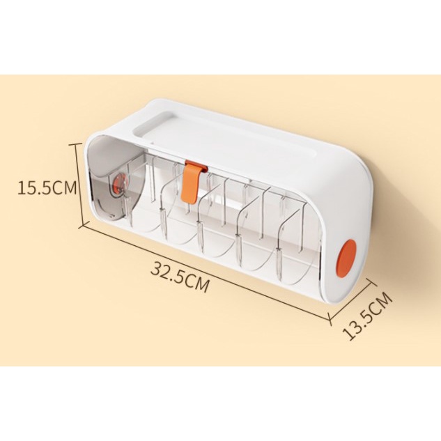 Hộp lưu trữ đồ lót gắn tường Hydrogen065