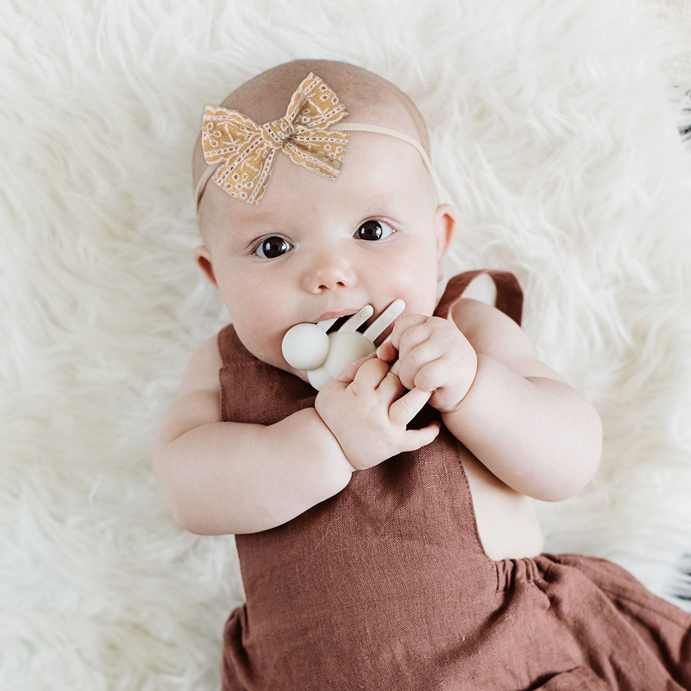 Dây thun cột tóc KIDSBOWS gắn nơ đáng yêu cho bé gái