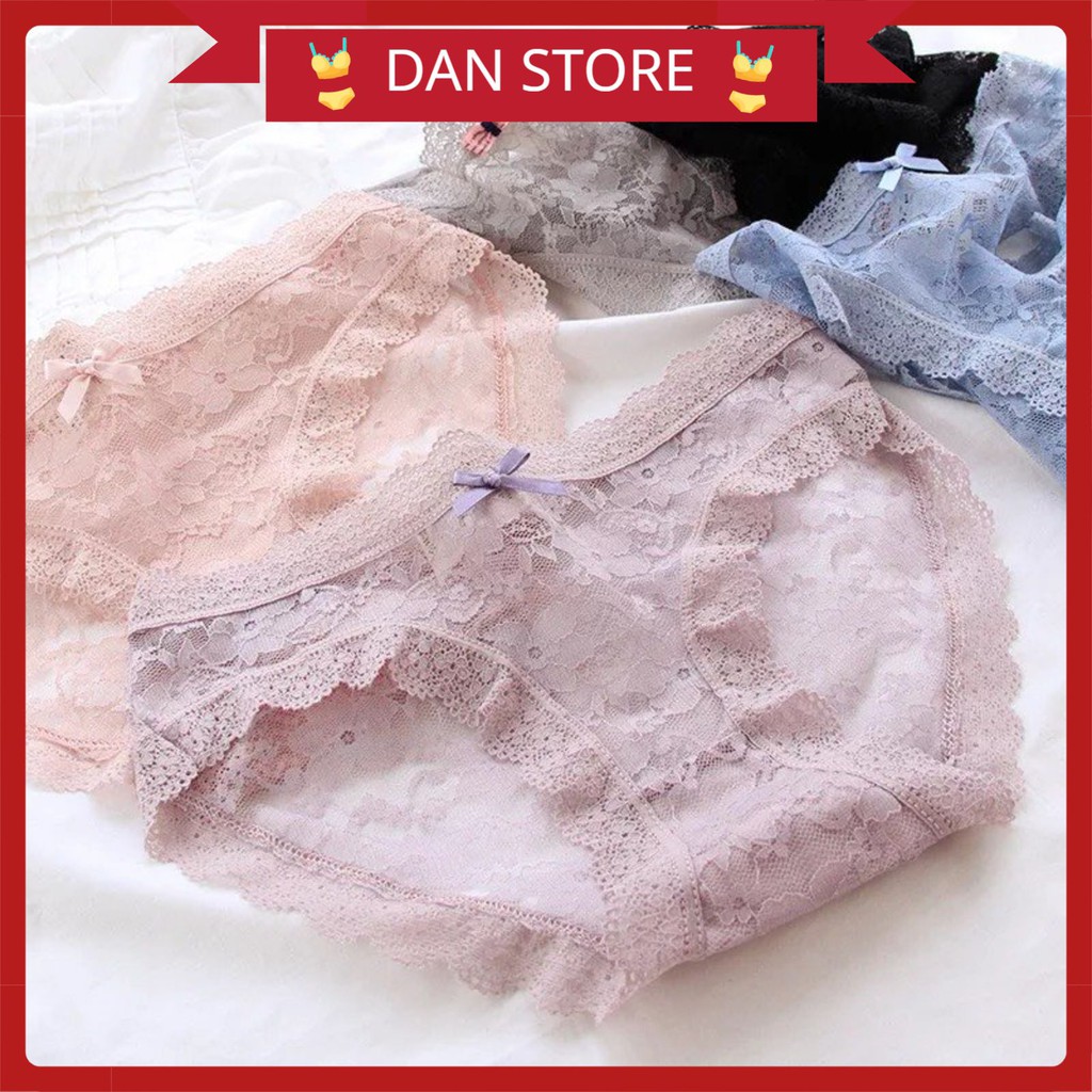 Quần Lót Nữ - Quần Lót Ren Nữ gợi cảm sexy tạo đường cong quyến rũ DAN STORE MÃ A386
