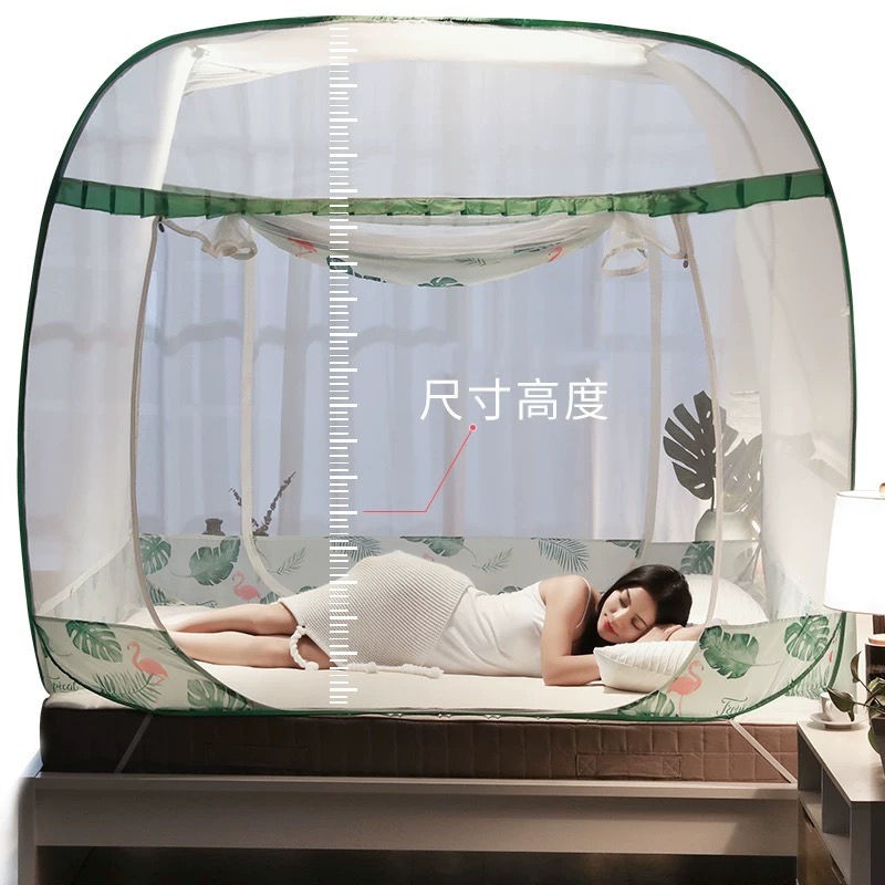 Màn chống muỗi miễn phí lắp đặt màn chống muỗi 1,8 mét giường đôi 1,2 mét ga trải giường ký túc xá sinh viên 1m yurt hộ