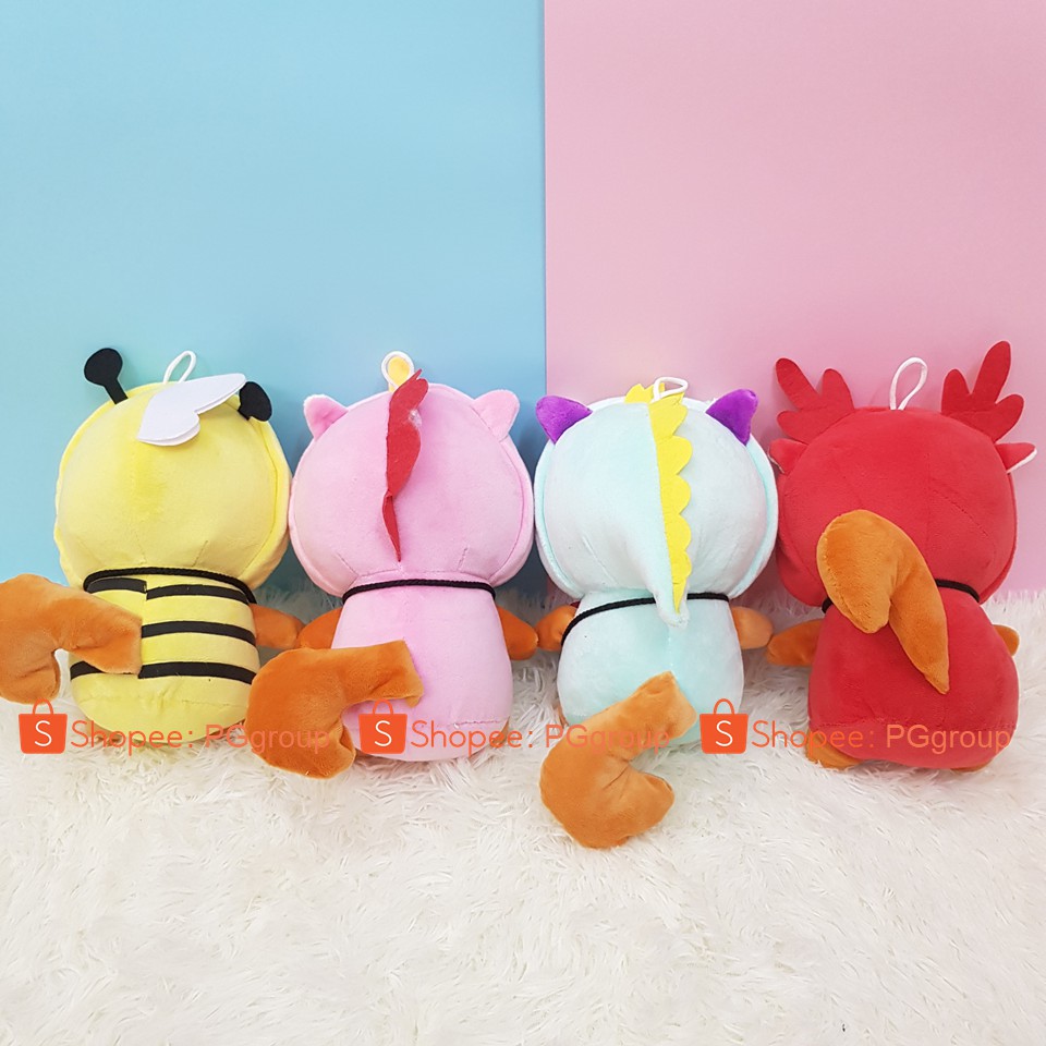 Gấu Bông Chó Shiba Cosplay 25 cm Cao Cấp - Sóc Siba