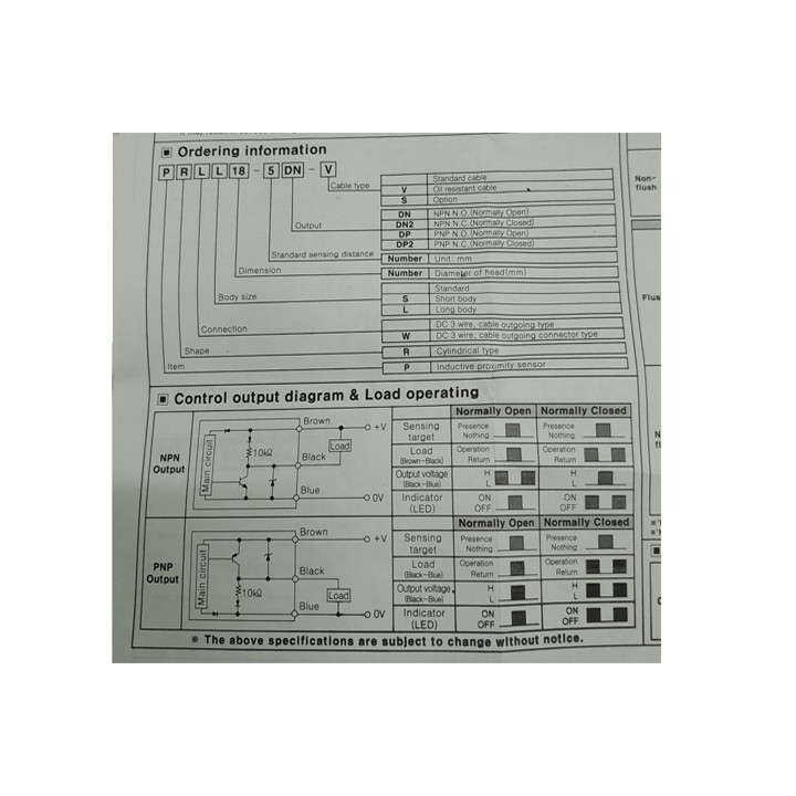 Cảm Biến Tiệm Cận Kim Loại PR30 24VDC