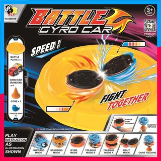 Bộ 4 con quay kỳ diệu Yuga Toys Quái thú + Đấu trường hoặc Chiến xa + Đấu trường - Hàng Chính hãng