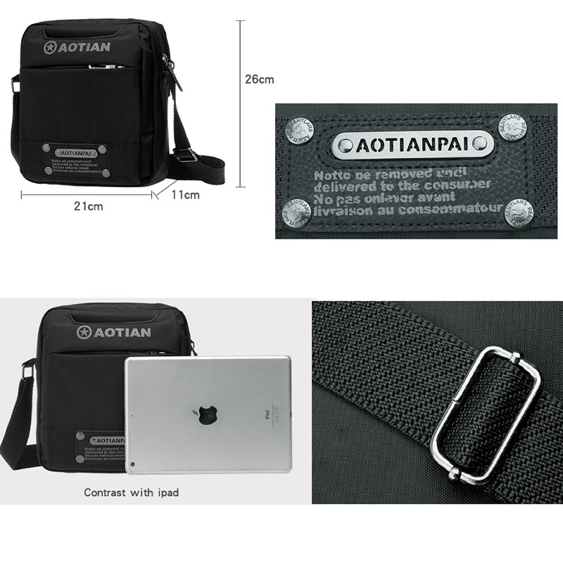 Túi đeo chéo nam, vải chống thấm nước cao cấp,chất vải bền đẹp, nhiều ngăn chứa đồ, phong cách thời trang trẻ Hàn Quốc | BigBuy360 - bigbuy360.vn