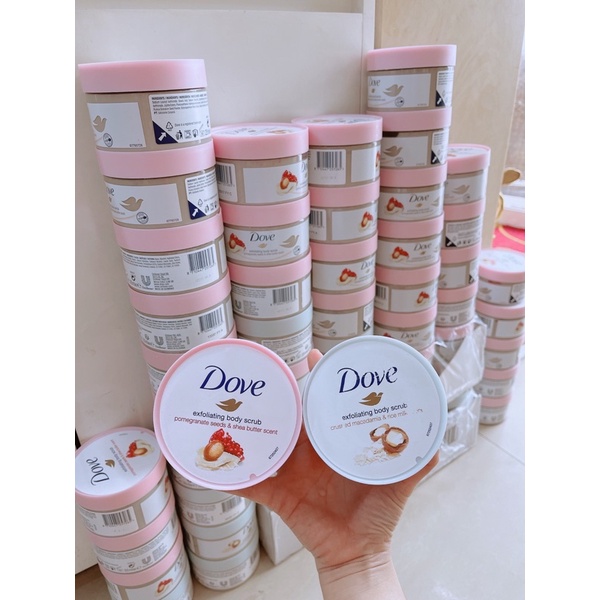 TẨY DA CHẾT BODY DOVE HÀNG MỸ 298GR VÀ ĐỨC