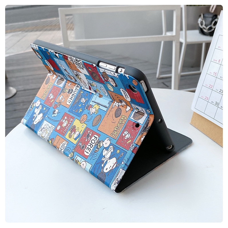 Bao da dẻo họa tiết hoạt hình Snoopy cho Ipad Air 1/2 Ipad Mini 1/2/3/4/5 Ipad Pro 2017 2018 9.7 Ipad 5/6/10.2/air | BigBuy360 - bigbuy360.vn