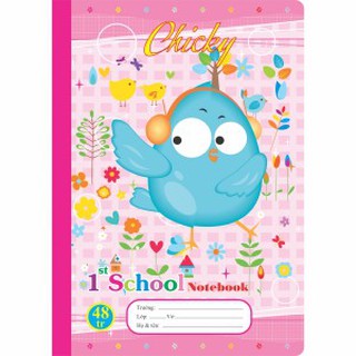 Vở 4 ô ly Chicky - 48 trang; MS: 015