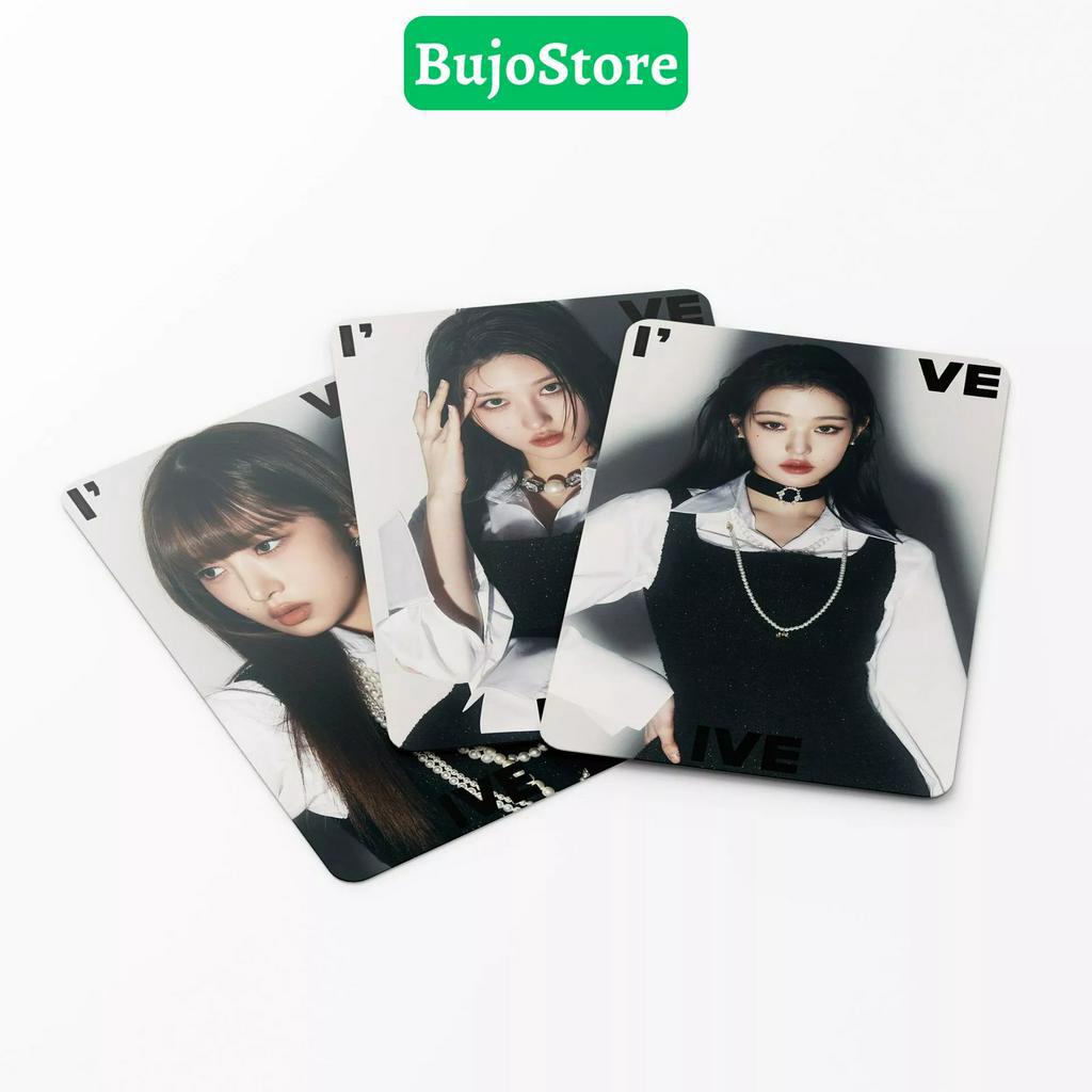 Bộ sưu tập 54 Lomo Card  IVE Album Hồng Đen The First Album 2023 cửa hàng kpop Bujostore