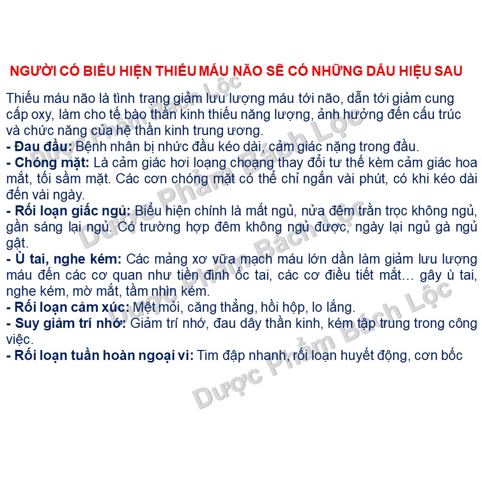 Hoạt Huyết Tiền Đình Khang Giúp Tăng Cường Tuần Hoàn Não, Hỗ Trợ Giảm Thiểu Năng Tuần Hoàn Não