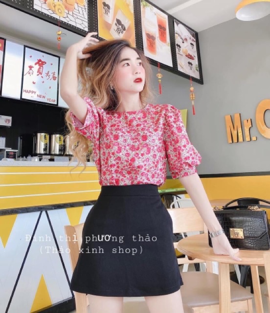 Chân váy tuyết mưa kèm quần 2 màu đen vàng | BigBuy360 - bigbuy360.vn