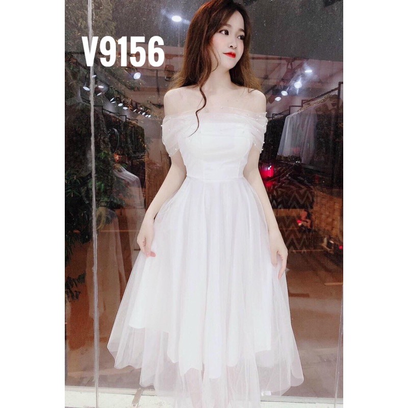 ĐẦM CÔNG CHÚA TRỄ VAI ĐÍNH NGỌC LOẠI I, VÁY DỰ TIỆC DẠ HỘI KỈ YẾU