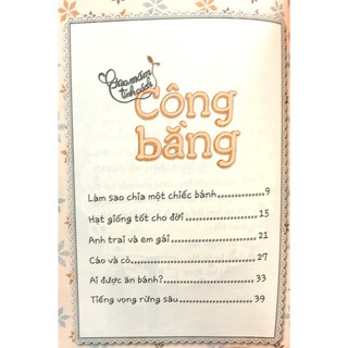 Gieo Mầm Tính Cách - Công Bằng