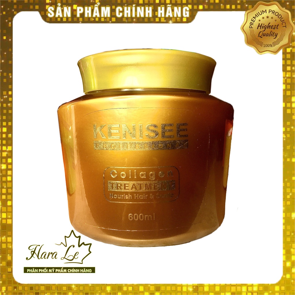 Hấp dầu phục hồi tóc KENISEE, chăm sóc tóc hư tổn, khô, chẻ ngọn do uốn duỗi nhuộm