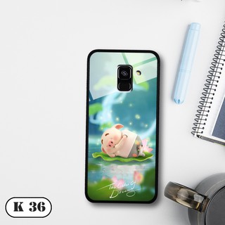 Ốp lưng kính 3D Samsung Galaxy A8 Plus (2018)